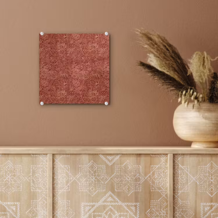 Bloemen - Motief - Rood plexiglas 5mm klein 11 -sfeer5