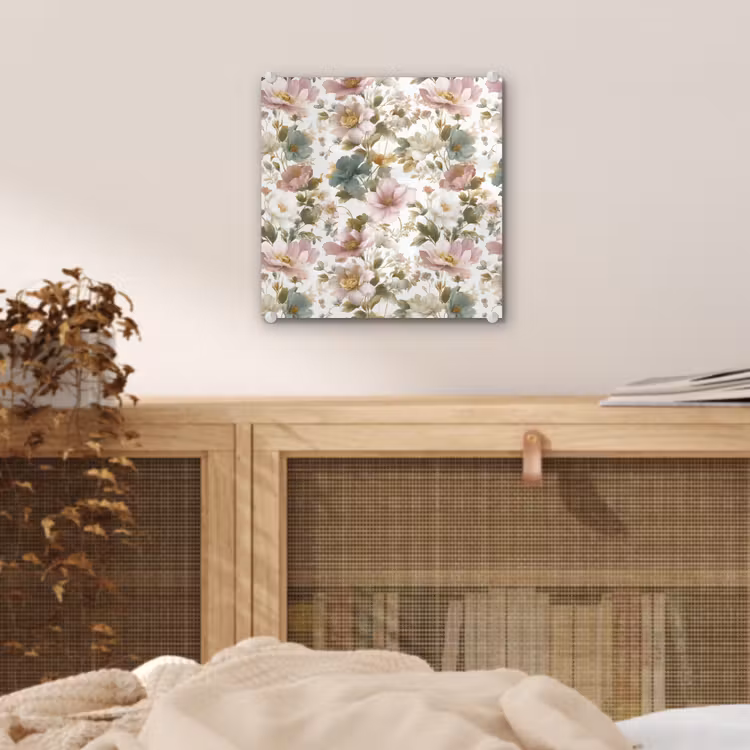Bloemen - Patroon - Pastel plexiglas 5mm klein 11 -sfeer4