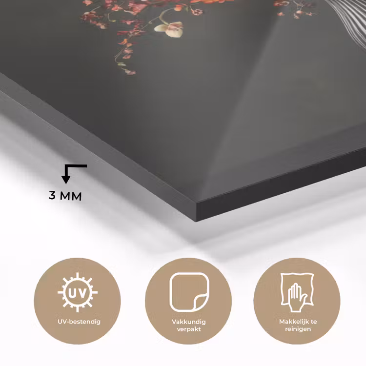Bloemen - Takken - Boeket plexiglas 5mm klein -sfeer2