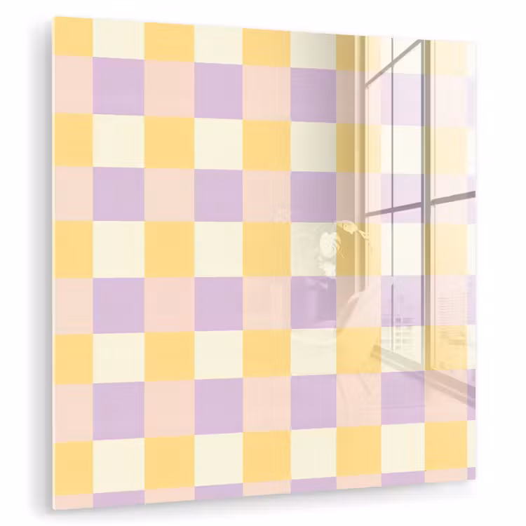 Blokjes - Lila - Geel plexiglas 5mm klein 11 -zzzproduct_nieuw
