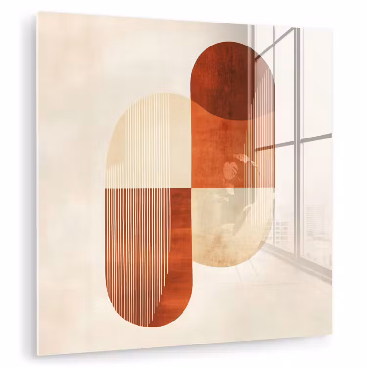 Bogen - Beige - Vormen plexiglas 5mm klein -zzzproduct_nieuw