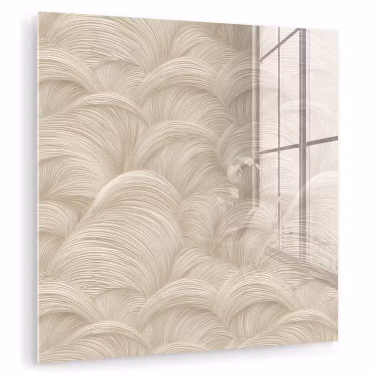 Bogen - Patroon - Beige plexiglas 5mm klein 11 -zzzproduct_nieuw