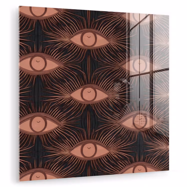 Boheems - Oog - Bruin plexiglas 5mm klein 11 -zzzproduct_nieuw