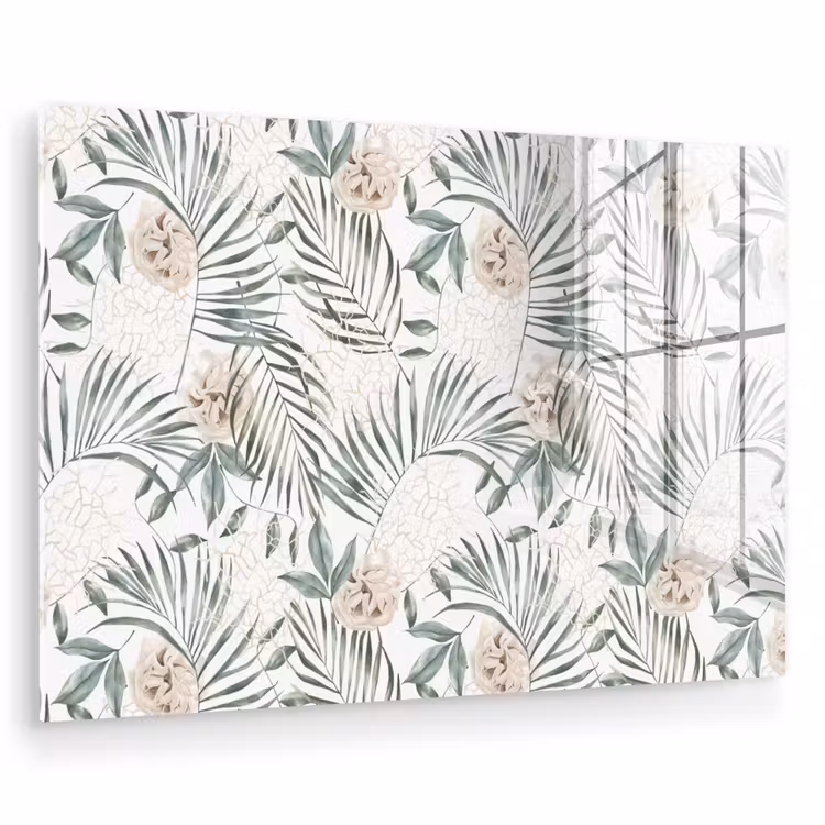 Bohemian - Bladeren - Bloemen - Tropisch plexiglas 5mm klein -zzzproduct_nieuw