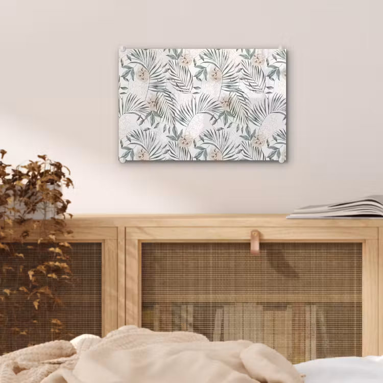 Bohemian - Bladeren - Bloemen - Tropisch plexiglas 5mm klein -sfeer4