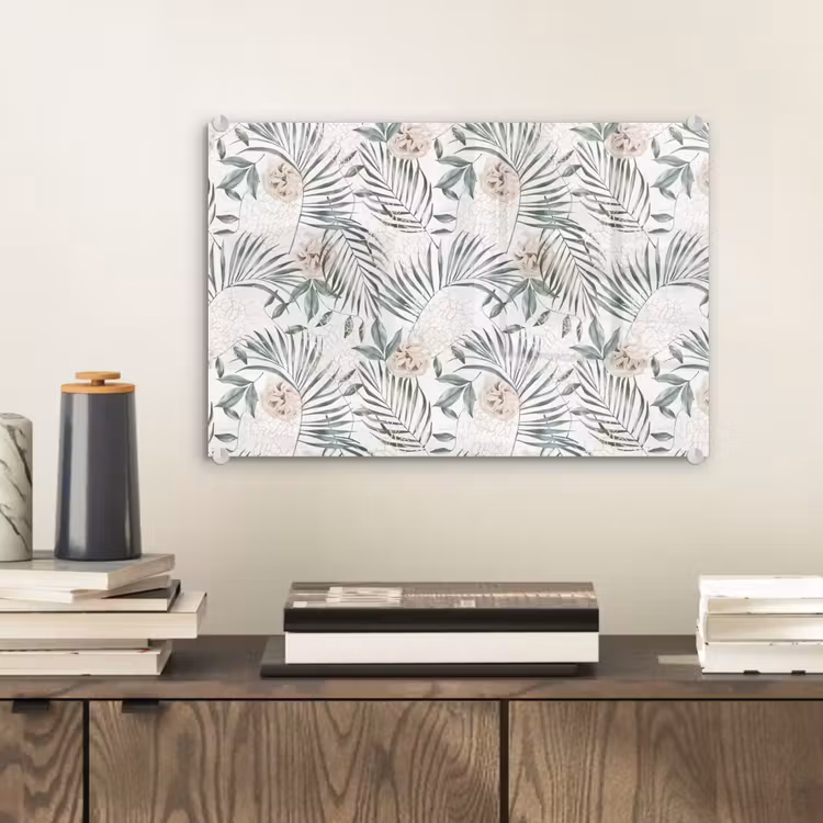 Bohemian - Bloemen - Bladeren - Jungle - Tropical plexiglas 5mm klein -sfeer1