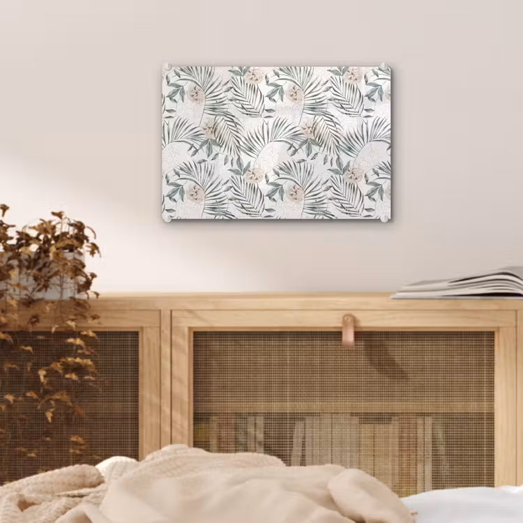Bohemian - Bloemen - Bladeren - Jungle - Tropical plexiglas 5mm klein -sfeer4