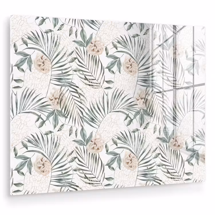 Boho - Jungle - Bloemen - Bladeren plexiglas 5mm klein -zzzproduct_nieuw