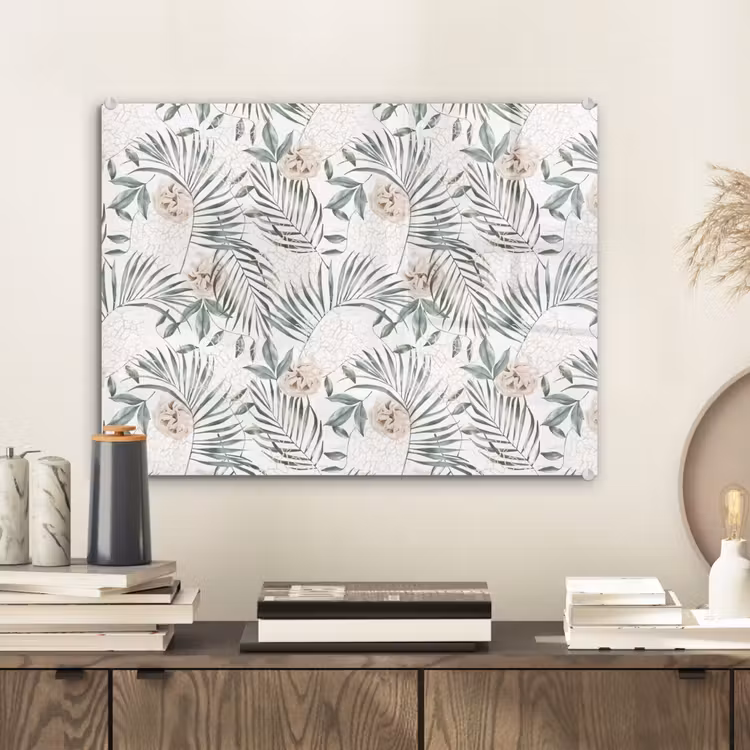Boho - Jungle - Bloemen - Bladeren plexiglas 5mm klein -sfeer1