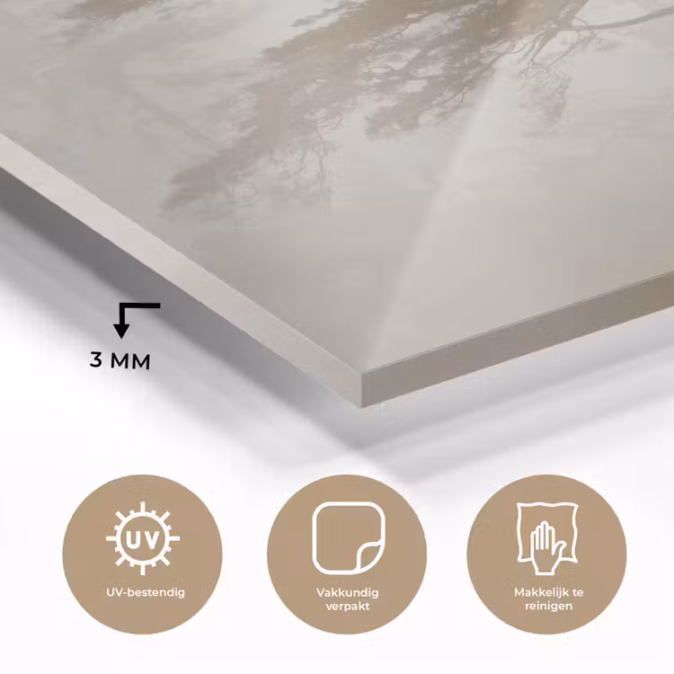 Boom - Oosterse stijl - Landschap plexiglas 5mm klein -sfeer2