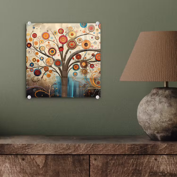 Boom - Tree of life - Kleur plexiglas 5mm klein -sfeer3