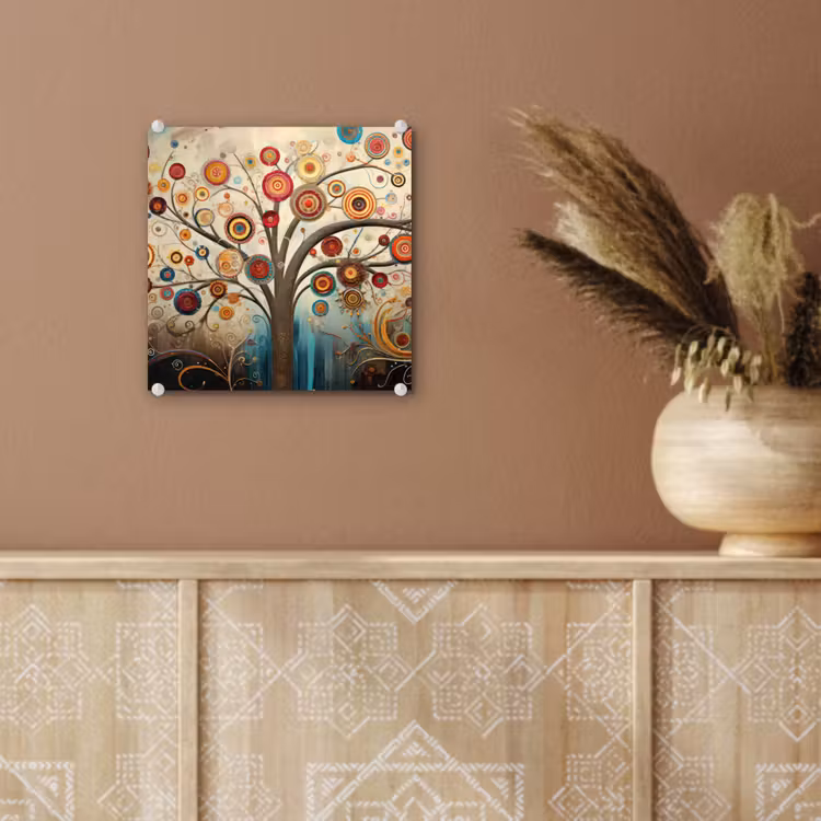 Boom - Tree of life - Kleur plexiglas 5mm klein -sfeer5