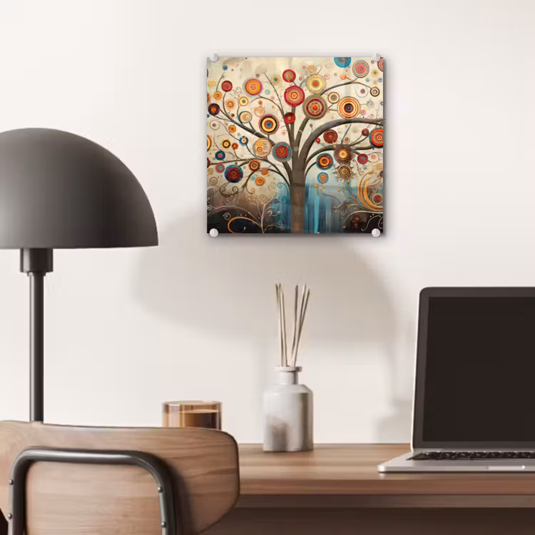 Boom - Tree of life - Kleur plexiglas 5mm klein -sfeer6