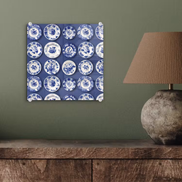 Borden - Floraal - Blauw plexiglas 5mm klein 11 -sfeer3