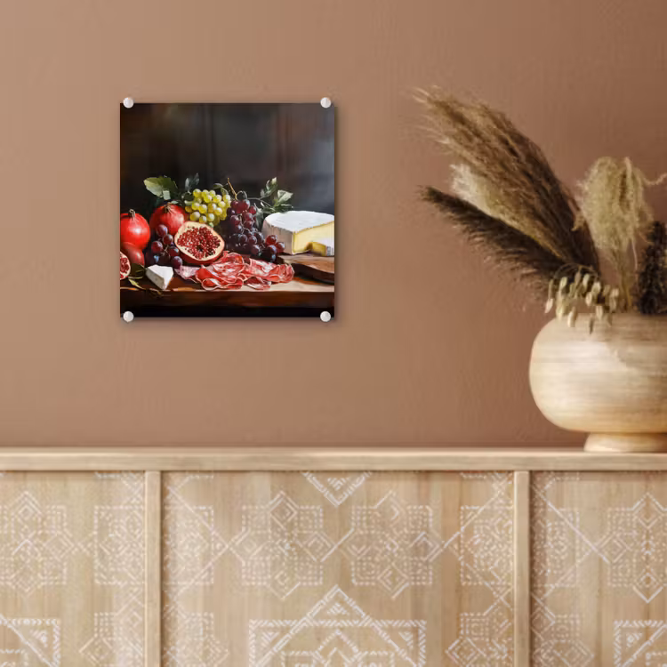 Borrelplank - Stilleven - Vintage plexiglas 5mm klein -sfeer5