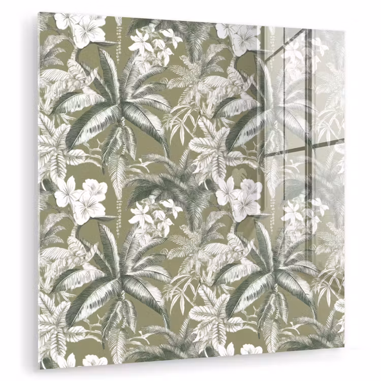 Botanisch - Bloemen - Groen plexiglas 5mm klein 11 -zzzproduct_nieuw