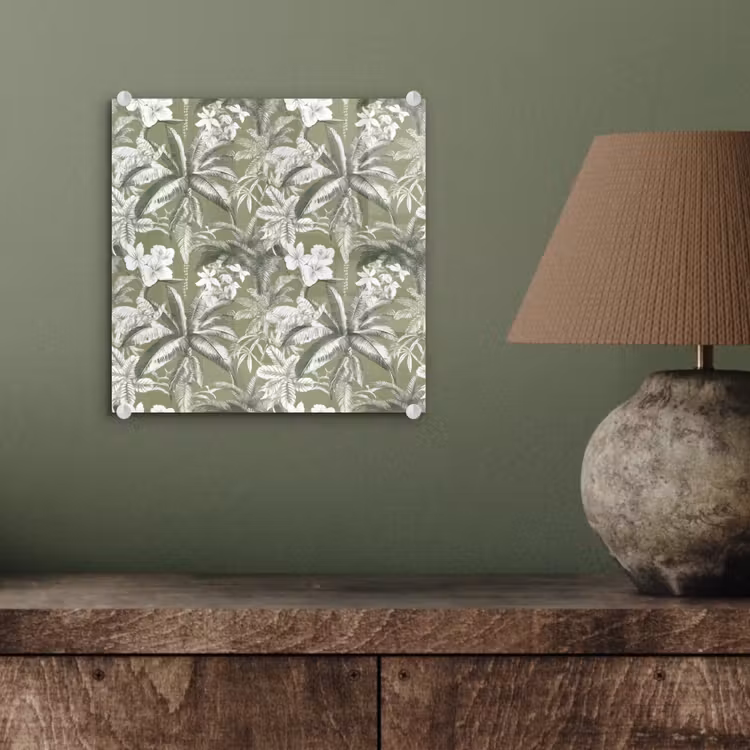 Botanisch - Bloemen - Groen plexiglas 5mm klein 11 -sfeer3