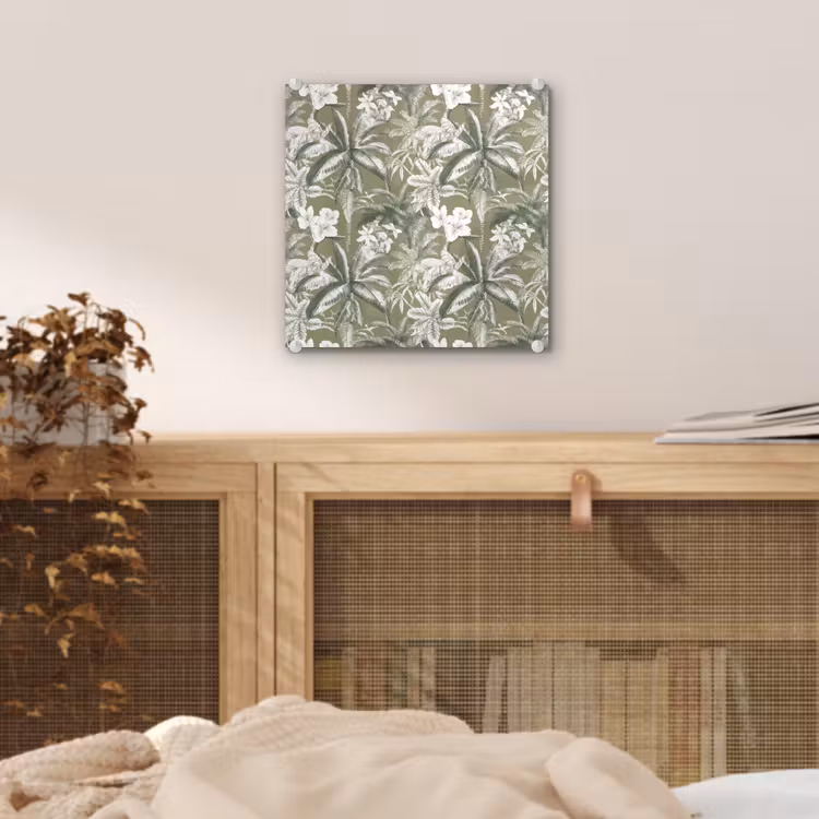 Botanisch - Bloemen - Groen plexiglas 5mm klein 11 -sfeer4