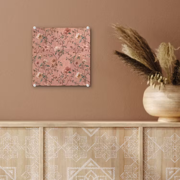 Botanisch - Bloemen - Roze plexiglas 5mm klein 11 -sfeer5
