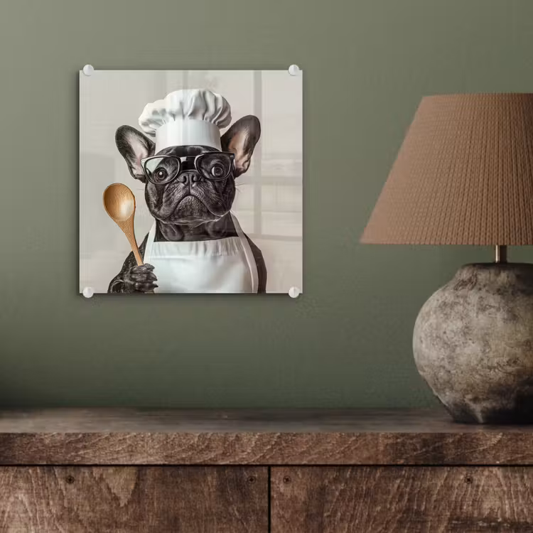Bril - Hond - Kok plexiglas 5mm klein -sfeer3