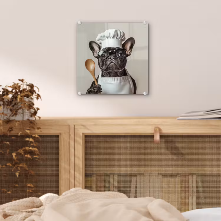 Bril - Hond - Kok plexiglas 5mm klein -sfeer4