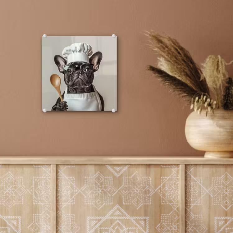 Bril - Hond - Kok plexiglas 5mm klein -sfeer5