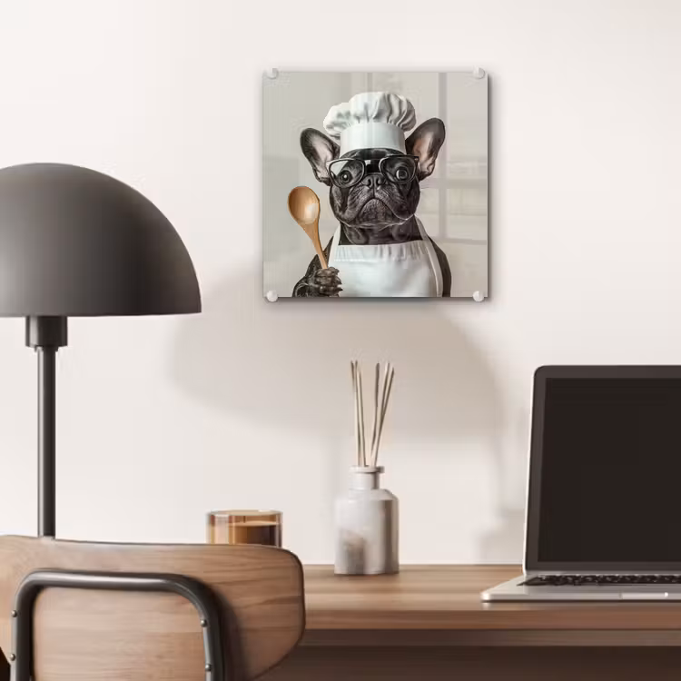 Bril - Hond - Kok plexiglas 5mm klein -sfeer6