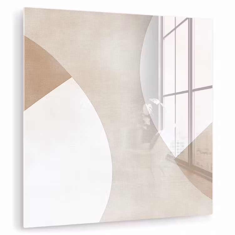 Bruin - Japandi - Abstract plexiglas 5mm klein -zzzproduct_nieuw