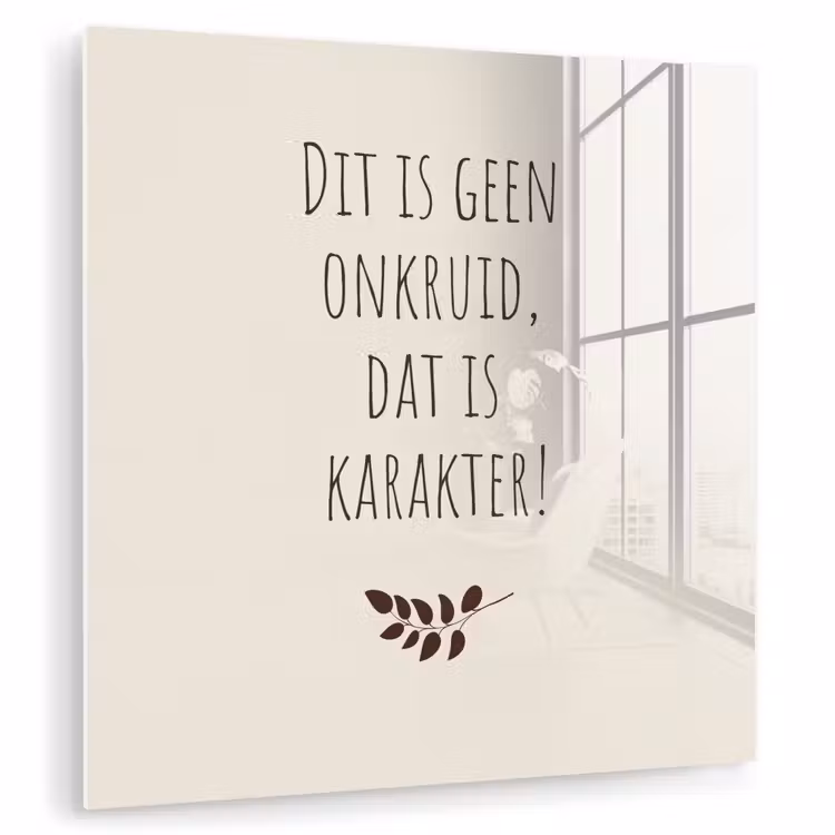 Bruin - Minimalistisch - Quote - Zomer plexiglas 5mm klein -zzzproduct_nieuw