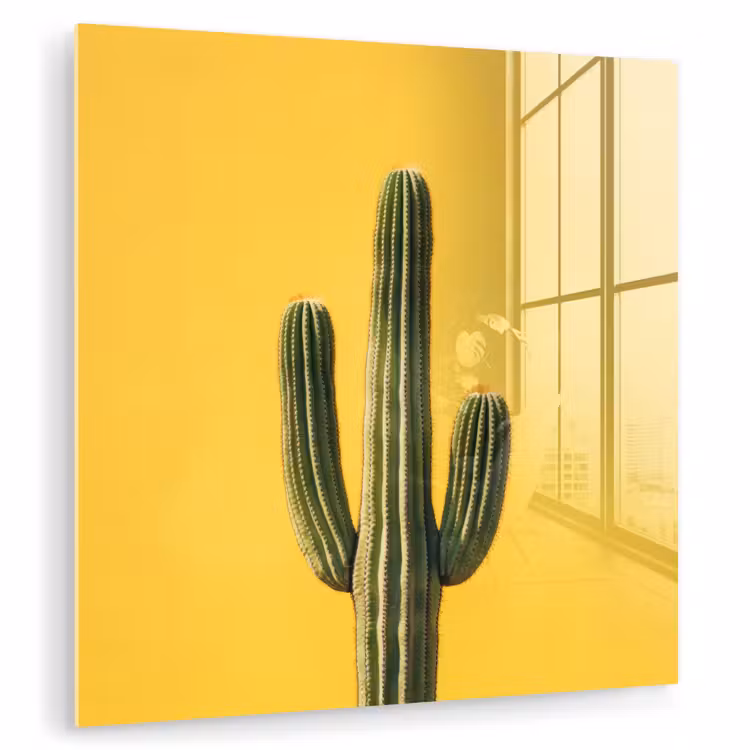 Cactus - Groen - Minimalistisch plexiglas 5mm klein -zzzproduct_nieuw