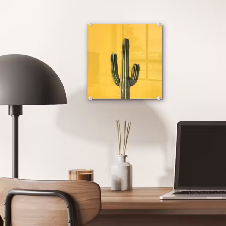 Cactus - Groen - Minimalistisch plexiglas 5mm klein -sfeer6