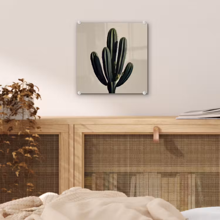 Cactus - Subtiel - Groen plexiglas 5mm klein -sfeer4