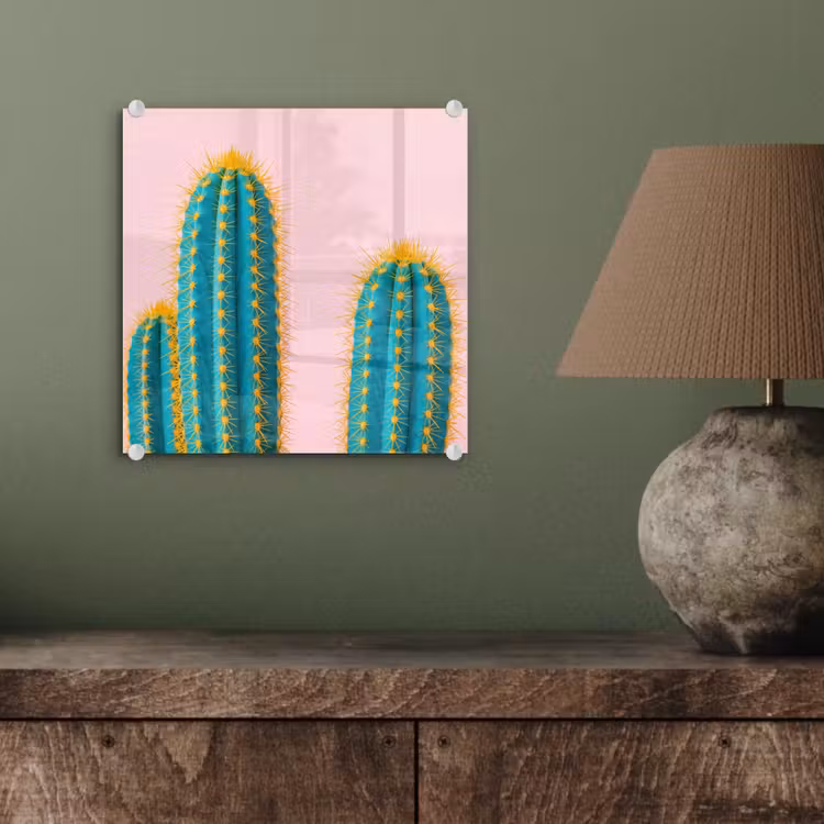 Cactussen - Modern - Pastel plexiglas 5mm klein -sfeer3
