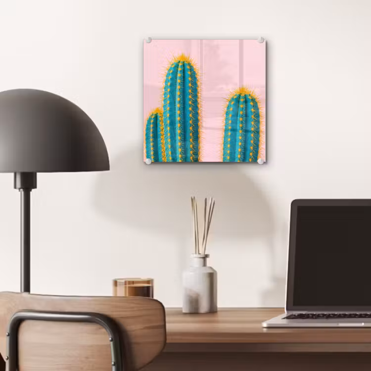 Cactussen - Modern - Pastel plexiglas 5mm klein -sfeer6