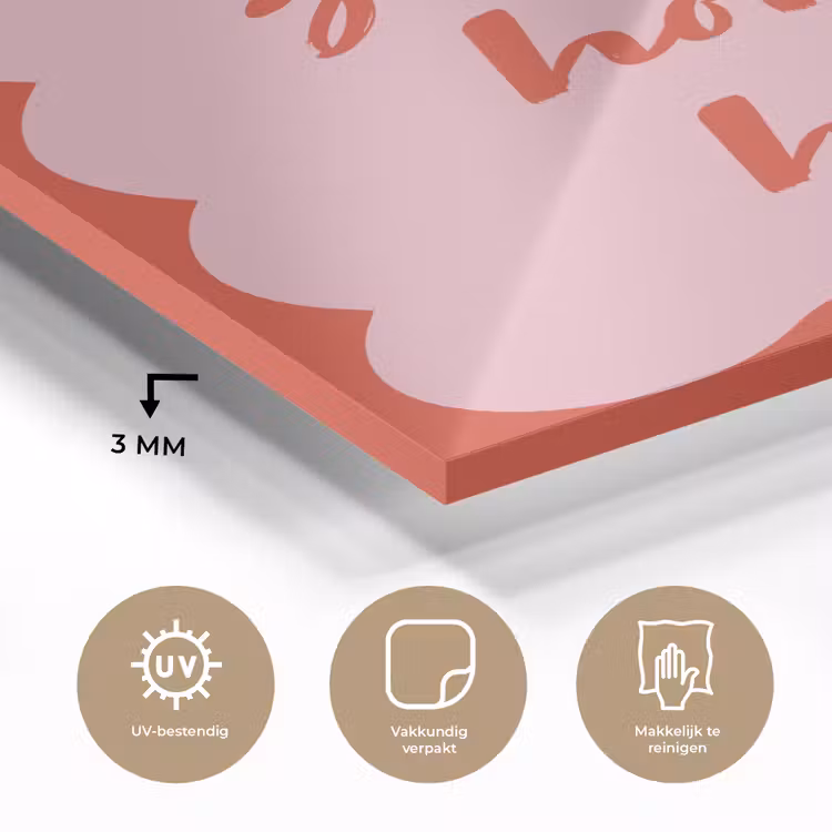 Chilipeper - Red - Hot - Quotes plexiglas 5mm klein -sfeer2
