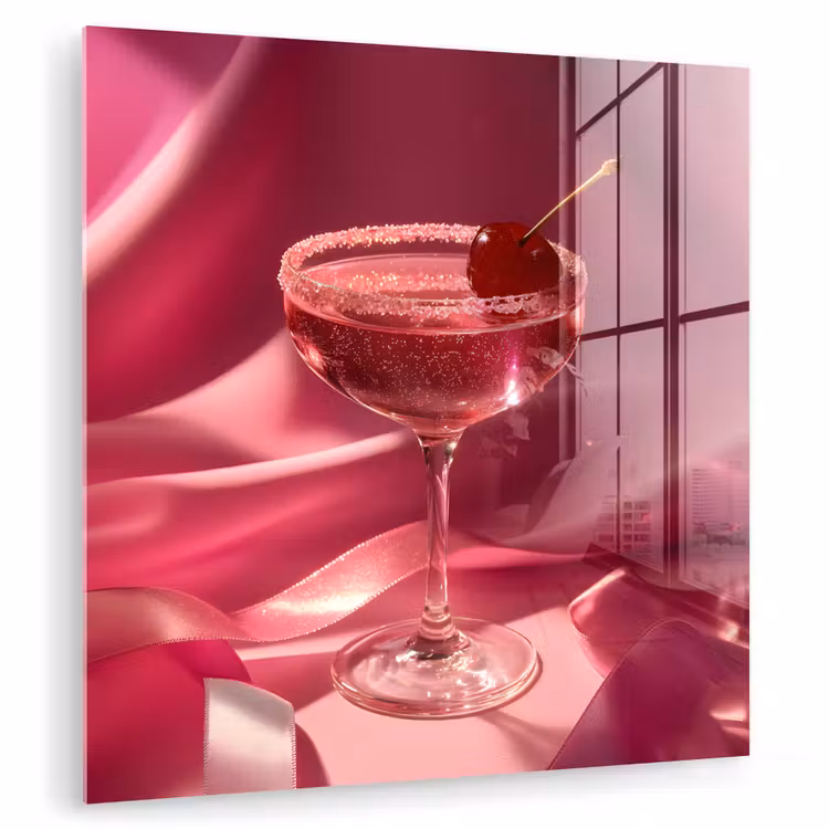Cocktail - Pink - Luxe plexiglas 5mm klein -zzzproduct_nieuw