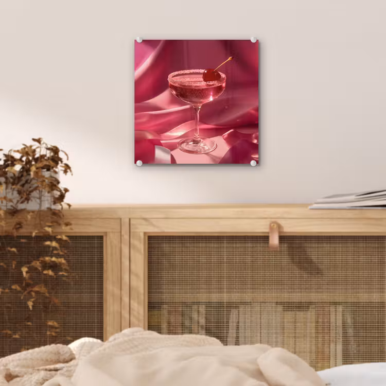 Cocktail - Pink - Luxe plexiglas 5mm klein -sfeer4