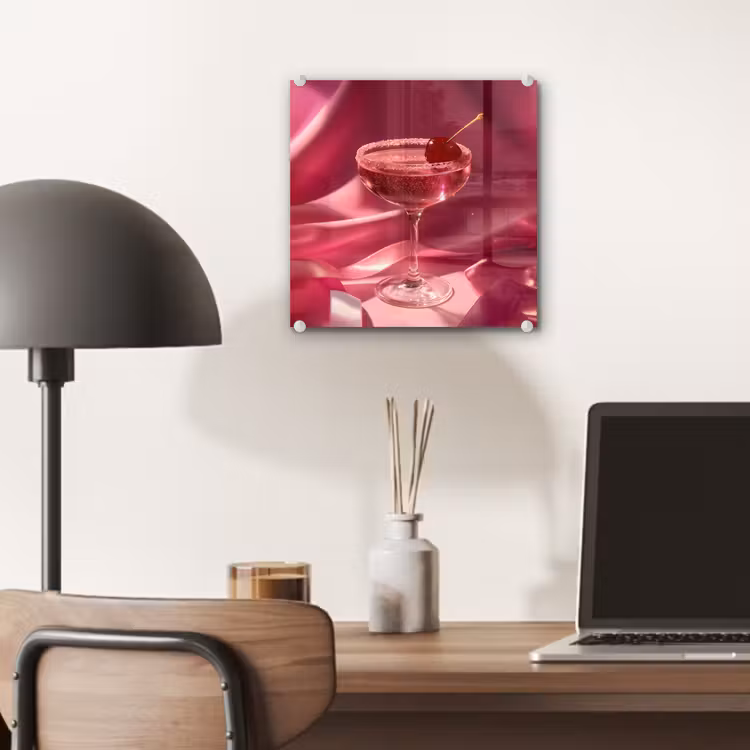 Cocktail - Pink - Luxe plexiglas 5mm klein -sfeer6