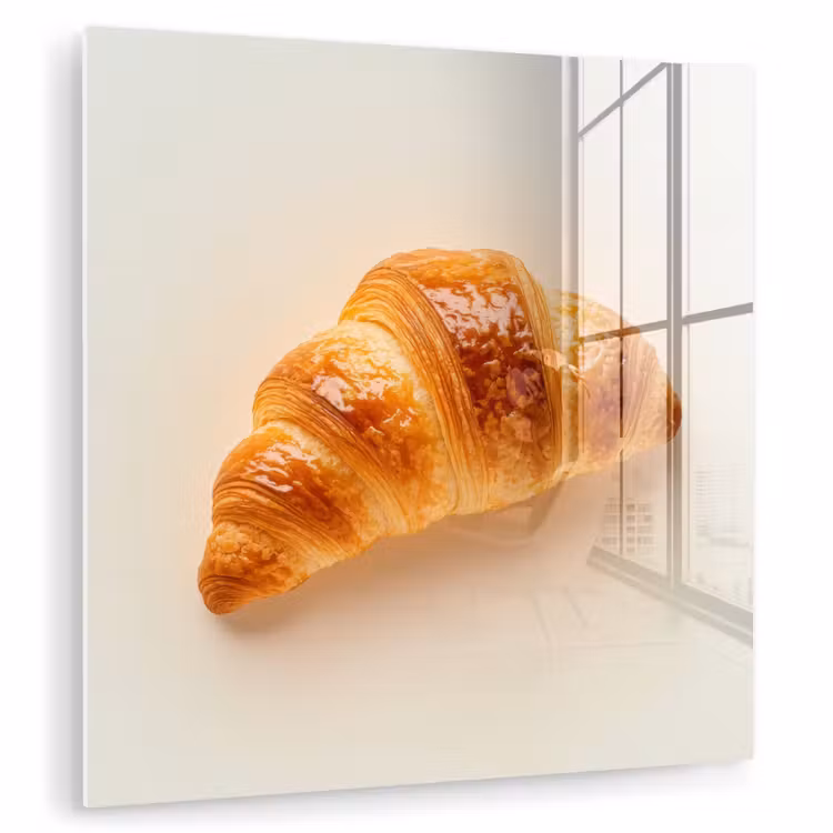 Croissant - Brood - Beige plexiglas 5mm klein -zzzproduct_nieuw