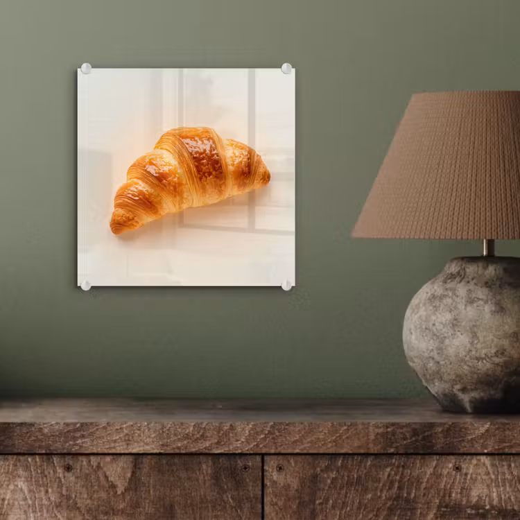 Croissant - Brood - Beige plexiglas 5mm klein -sfeer3