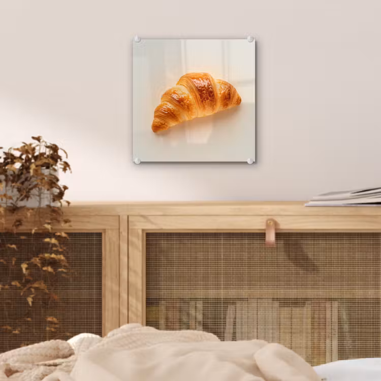 Croissant - Brood - Beige plexiglas 5mm klein -sfeer4