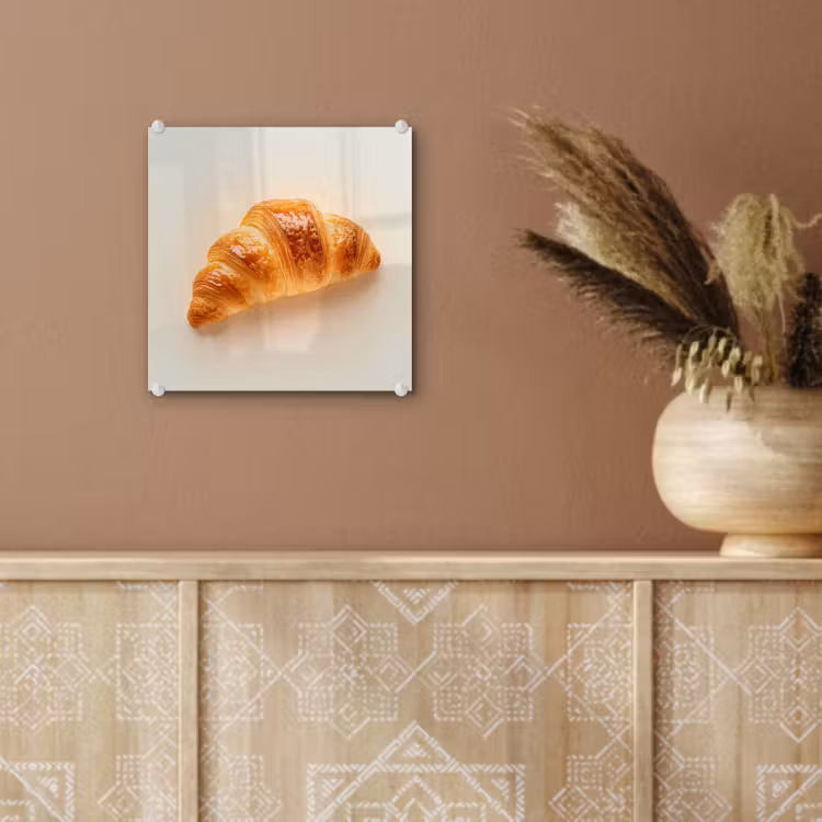 Croissant - Brood - Beige plexiglas 5mm klein -sfeer5