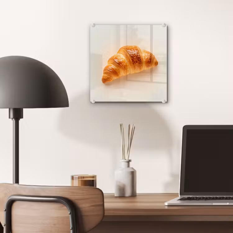 Croissant - Brood - Beige plexiglas 5mm klein -sfeer6