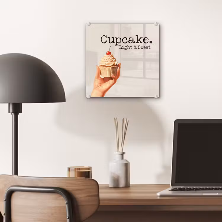 Cupcake - Zoet - Kers plexiglas 5mm klein -sfeer6