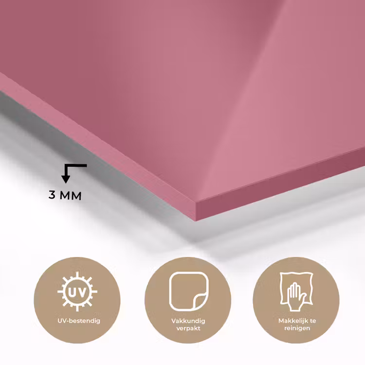 Deep - Berry - Rood plexiglas 5mm klein 11 -sfeer2