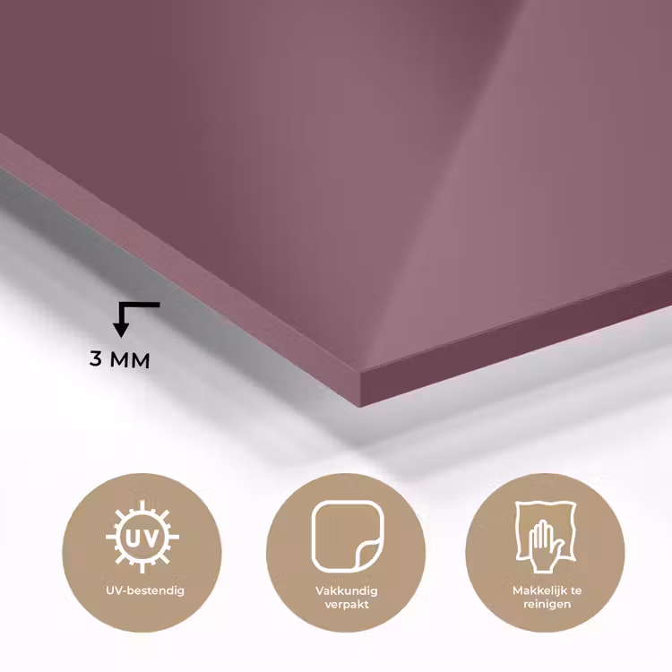 Deep - Plum - Paars plexiglas 5mm klein 11 -sfeer2