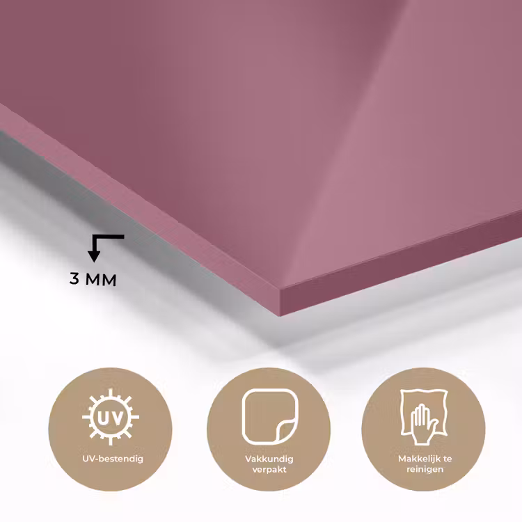 Deep - Rasberry - Rood plexiglas 5mm klein 11 -sfeer2