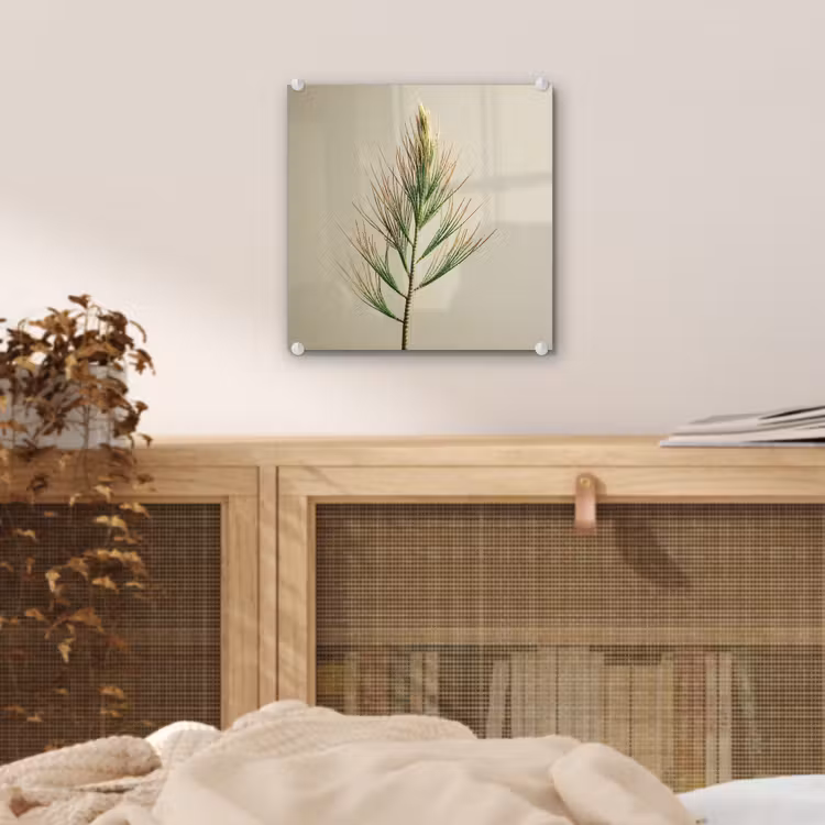 Dennentak - Naaldvormige bladeren - Lichtgroen plexiglas 5mm klein -sfeer4