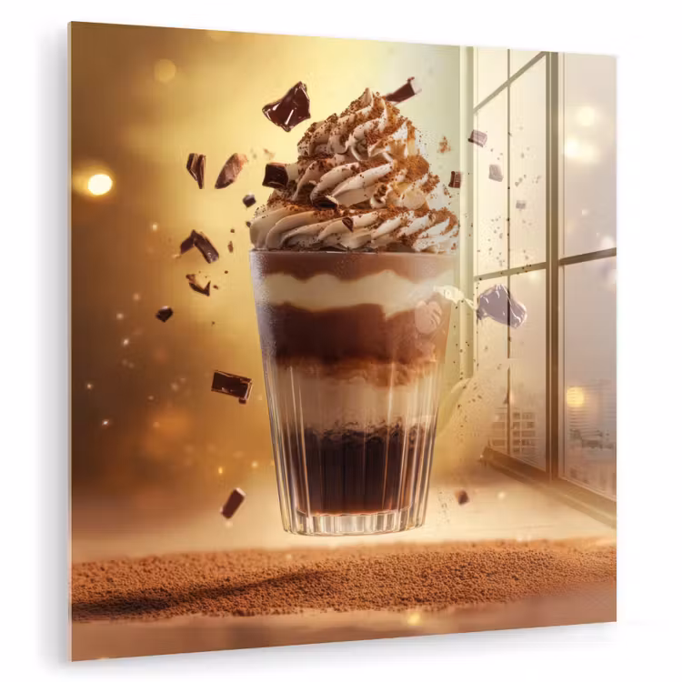 Dessert - Chocolade - Zoet - Eten plexiglas 5mm klein -zzzproduct_nieuw