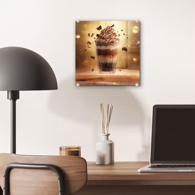 Dessert - Chocolade - Zoet - Eten plexiglas 5mm klein -sfeer6